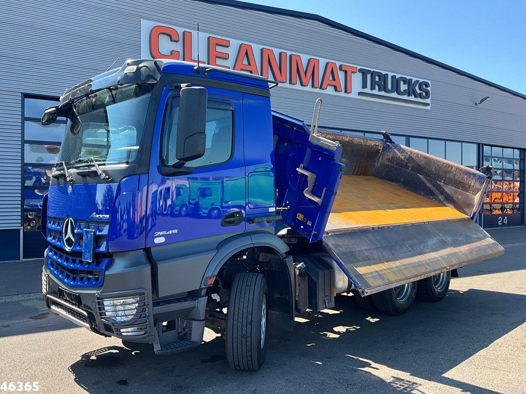 Mercedes-Benz Arocs 2645 6x4 Euro 6 Manual Full Steel Meiller 10m³ kipper
