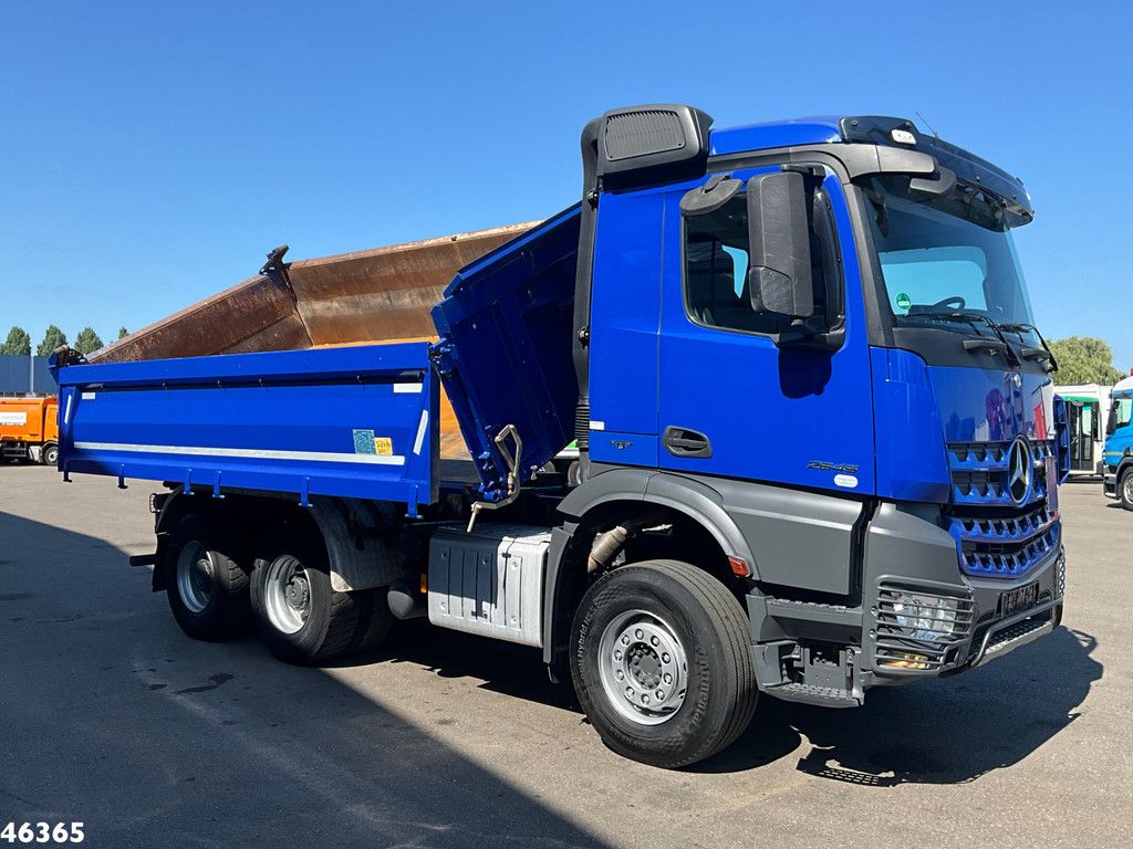 Mercedes-Benz Arocs 2645 6x4 Euro 6 Manual Full Steel Meiller 10m³ kipper