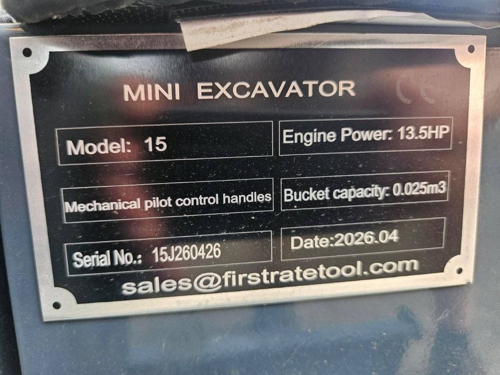 Captok CK15 Petrol Mini Excavator 2026 New