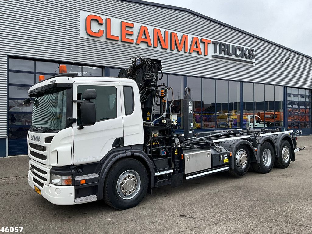 Scania P 360 8x2 Hiab 21 Tonmeter laadkraan