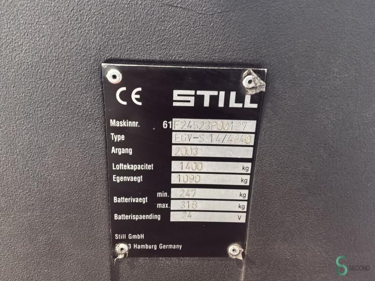 Stackers Electric Still EGV-S14 2003