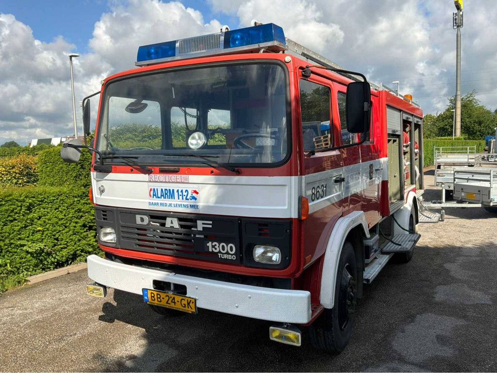 Brandweerwagen DAF 1300 Turbo Diesel 1981