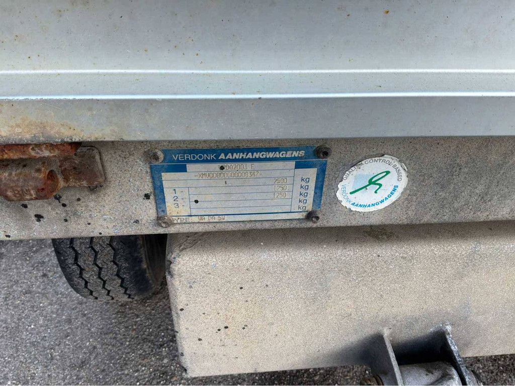 Verdonk flatbed trailer