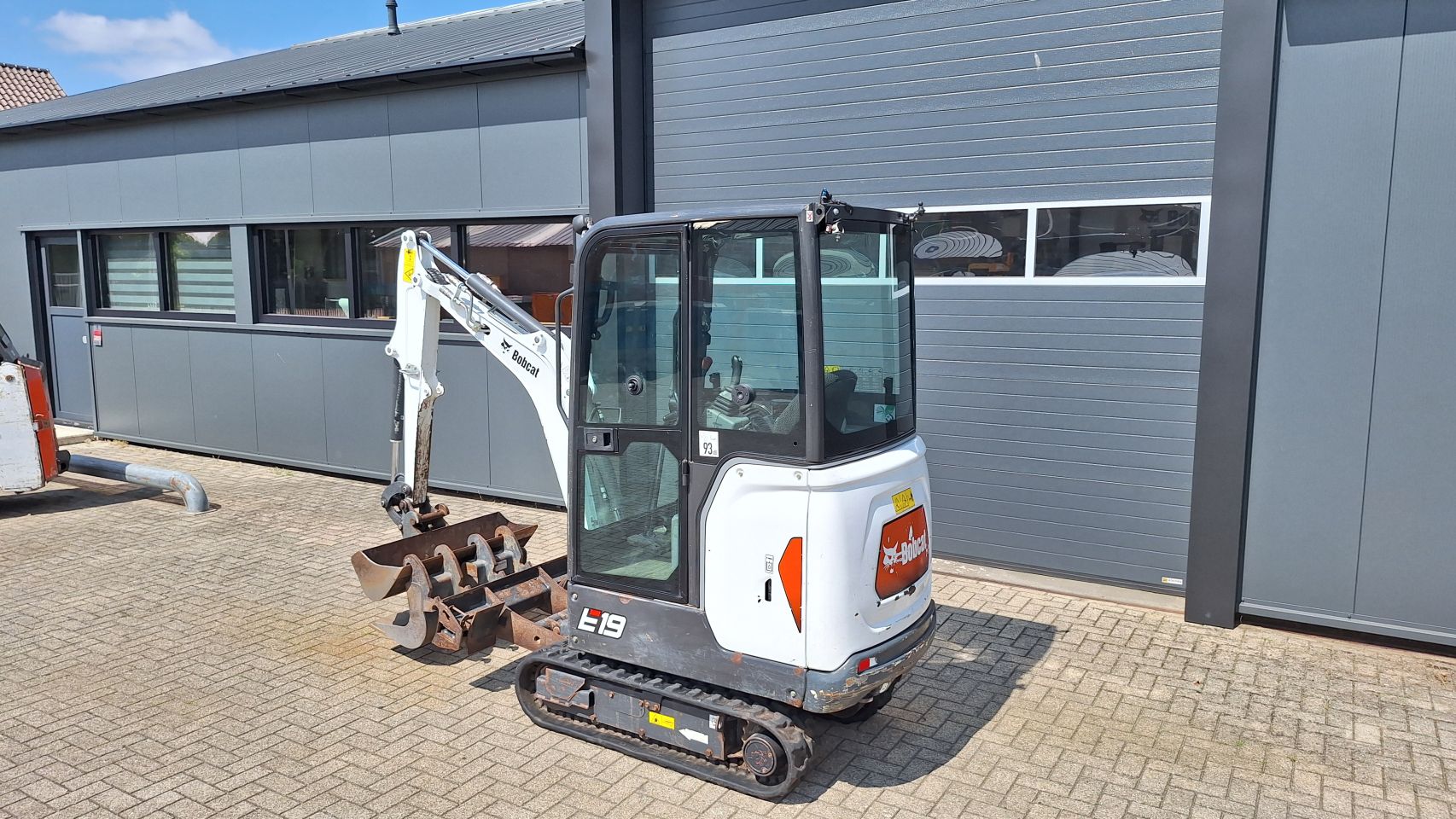 Zeer compleet Bobcat E19 Sloop/sorteer functie servo(2020)