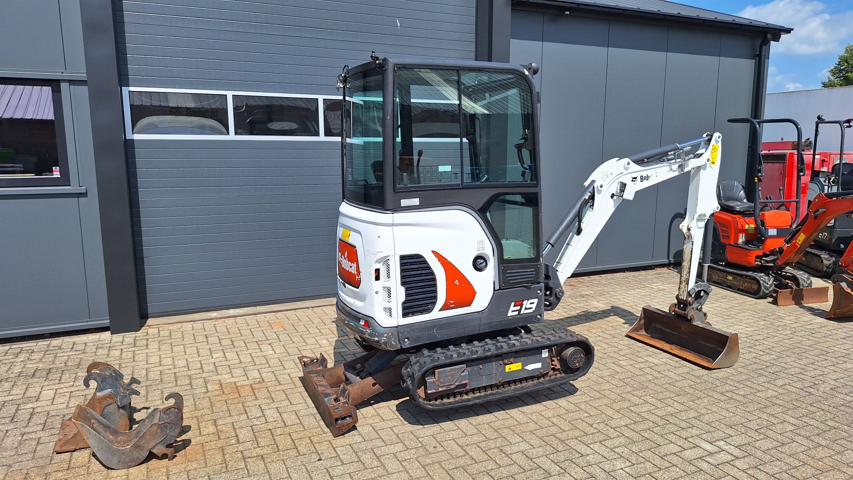 Zeer compleet Bobcat E19 Sloop/sorteer functie servo(2020)