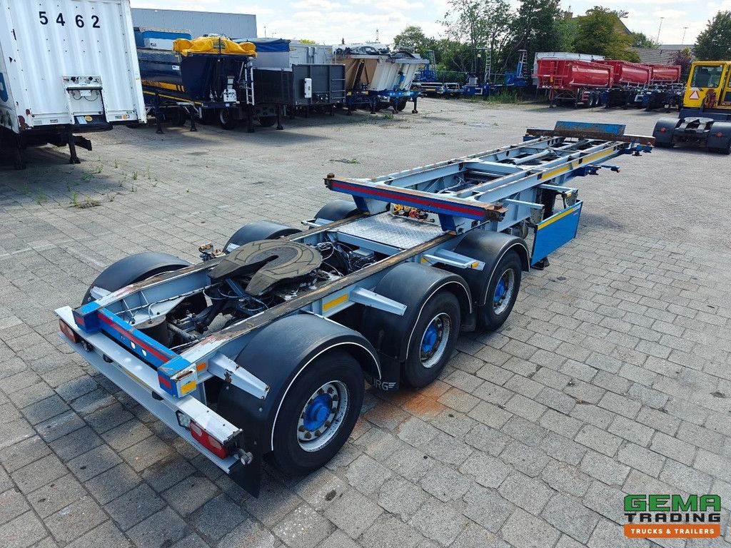 Burg BPO 15-27 CCXGX 3-Axle BPW - LZV Dolly - Lift/Steering Axle - Electric-Hydraulic Sliding Table - 20FT