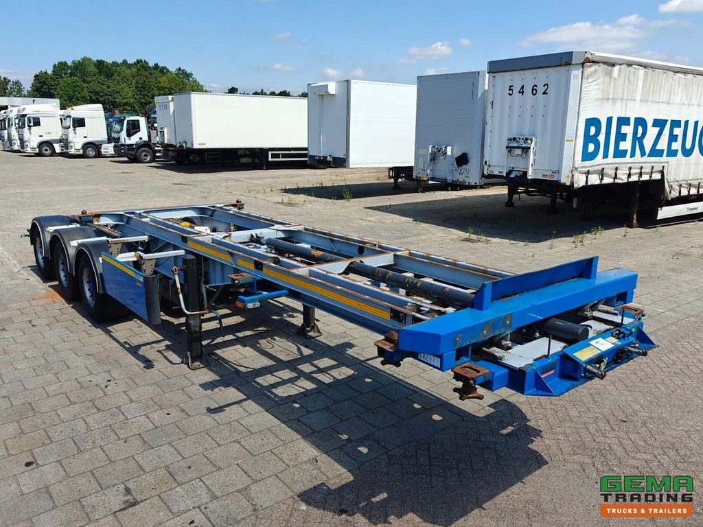 Burg BPO 15-27 CCXGX 3-Axle BPW - LZV Dolly - Lift/Steering Axle - Electric-Hydraulic Sliding Table - 20FT