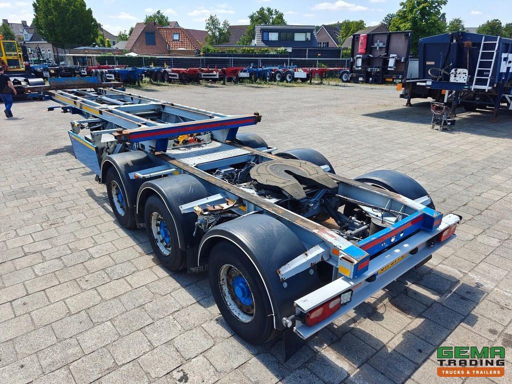 Burg BPO 15-27 CCXGX 3-Axle BPW - LZV Dolly - Lift/Steering Axle - Electric-Hydraulic Sliding Table - 20FT