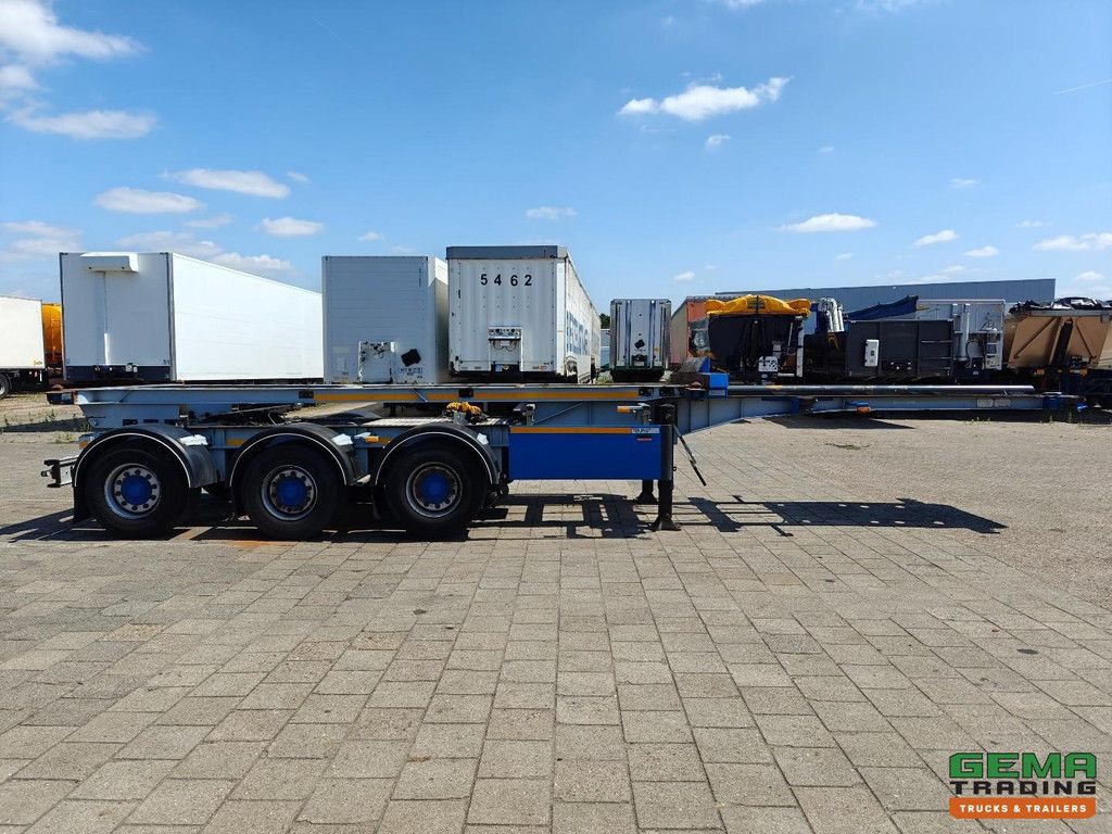 Burg BPO 15-27 CCXGX 3-Axle BPW - LZV Dolly - Lift/Steering Axle - Electric-Hydraulic Sliding Table - 20FT