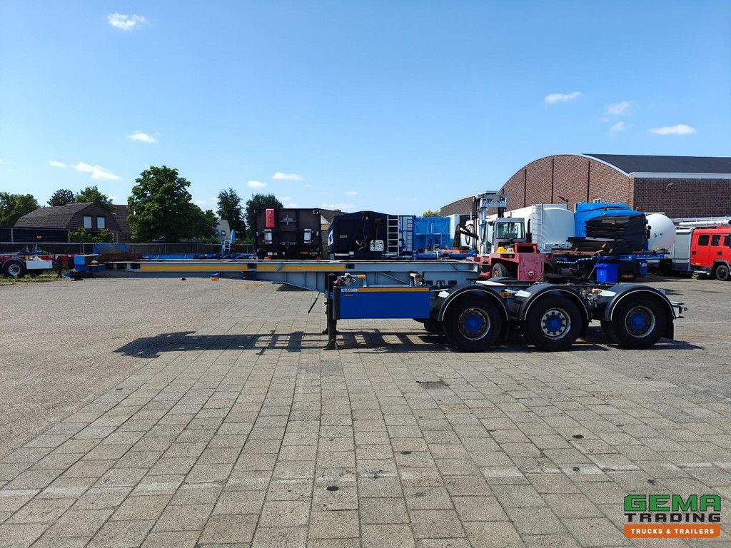 Burg BPO 15-27 CCXGX 3-Axle BPW - LZV Dolly - Lift/Steering Axle - Electric-Hydraulic Sliding Table - 20FT
