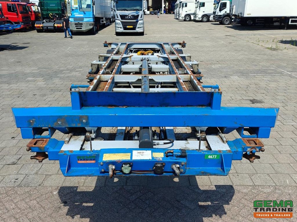 Burg BPO 15-27 CCXGX 3-Axle BPW - LZV Dolly - Lift/Steering Axle - Electric-Hydraulic Sliding Table - 20FT