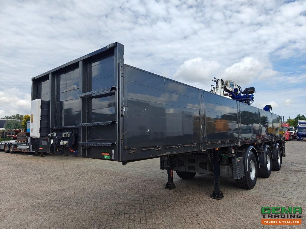 Kennis TPD.348.C-B 11.5m Open Loading Bed Aluminium Sideboards + Kennis R16000- Steering Axles - BPW Disc Axles