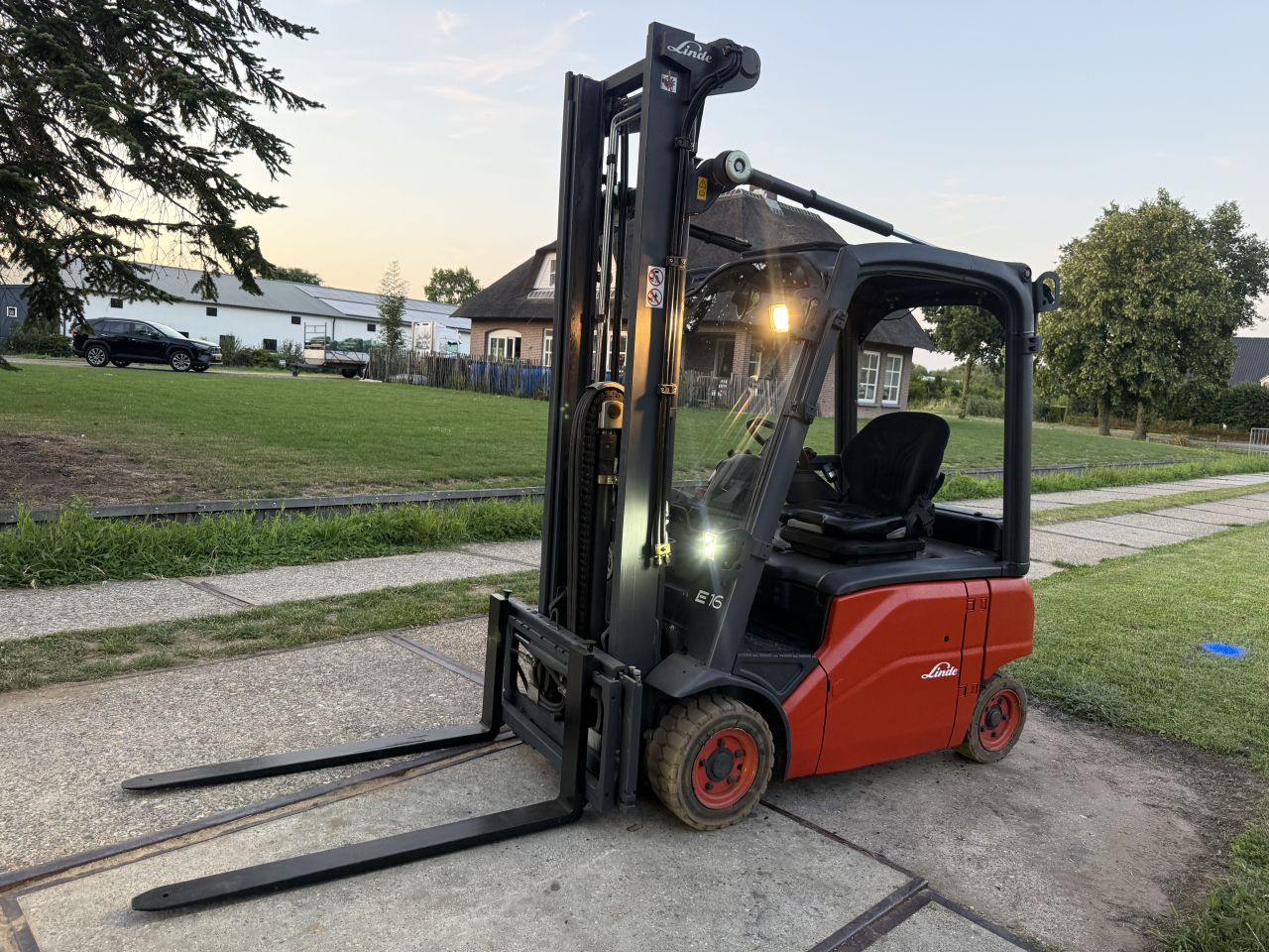 Linde 1600KG elektrisch freelift Sideshift 4e ventiel