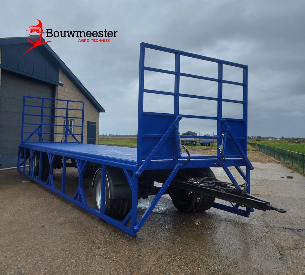 Mooie 20-tons kistenwagen aangeboden met hydraulische zijkleppen