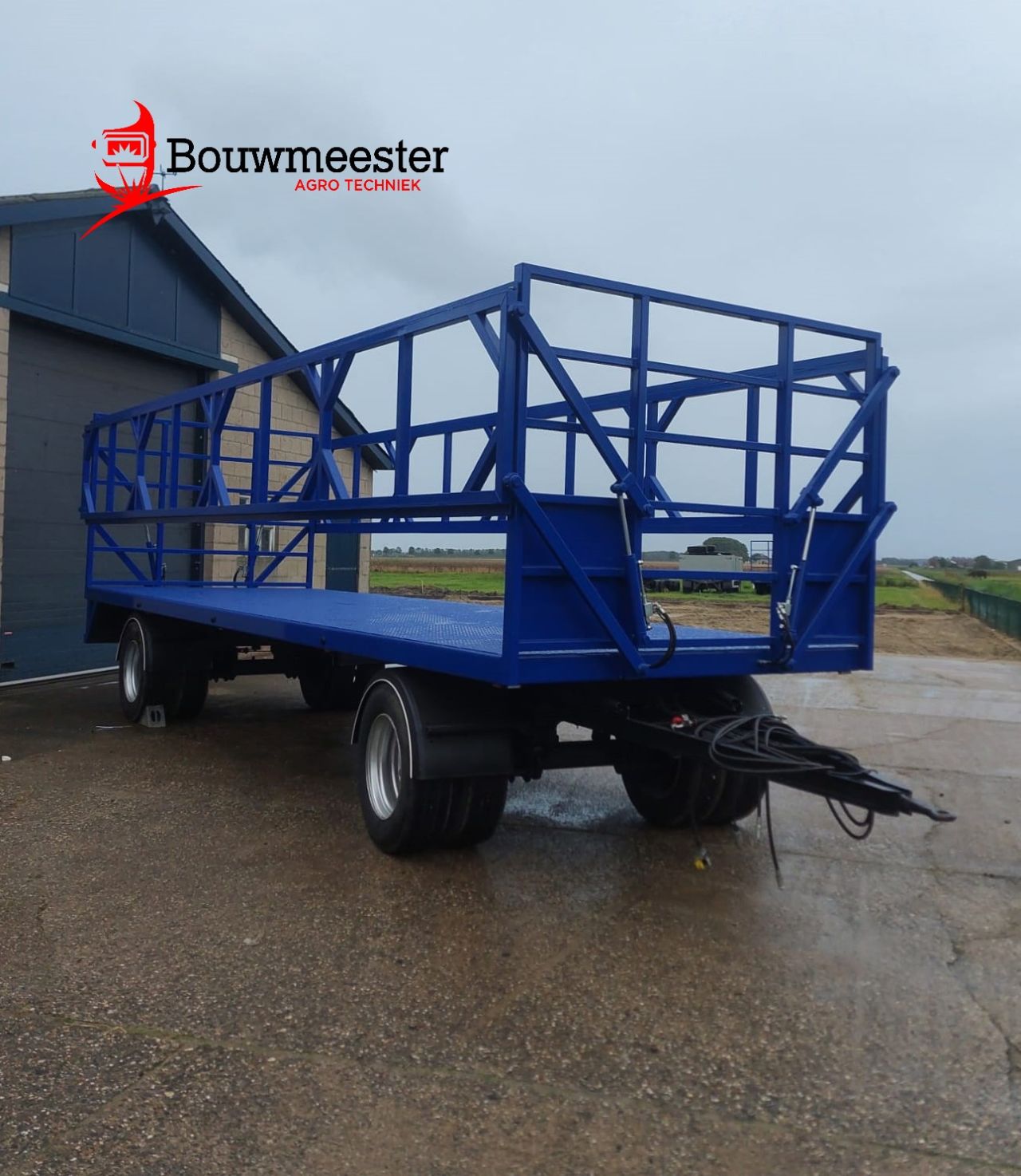 Mooie 20-tons kistenwagen aangeboden met hydraulische zijkleppen