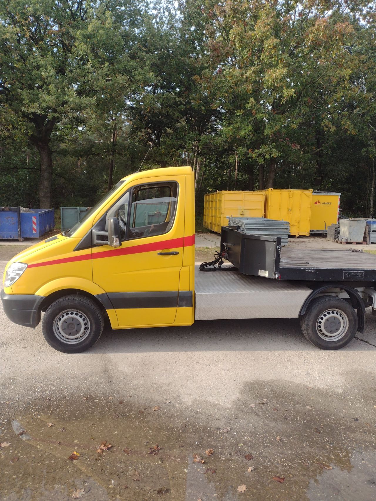 Mercedes Sprinter Be combinatie veldhuizen trailer