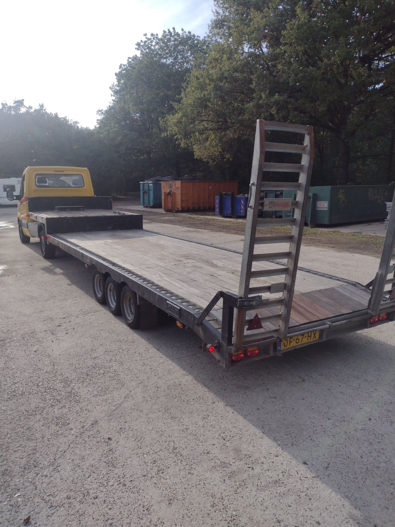 Mercedes Sprinter Be combinatie veldhuizen trailer