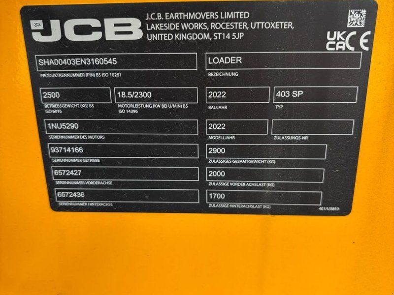 JCB 403 Agri