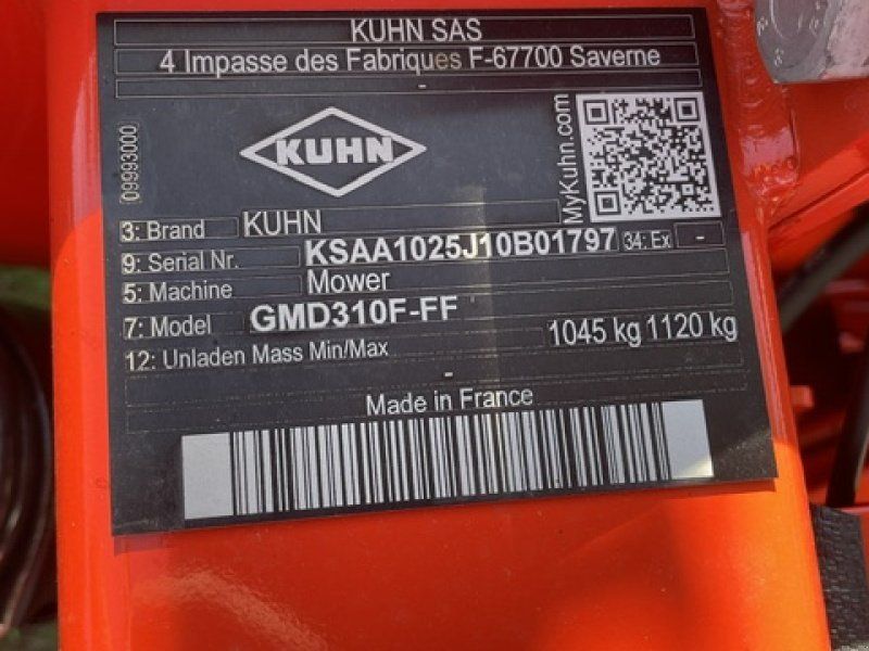 Kuhn GMD 310 FF