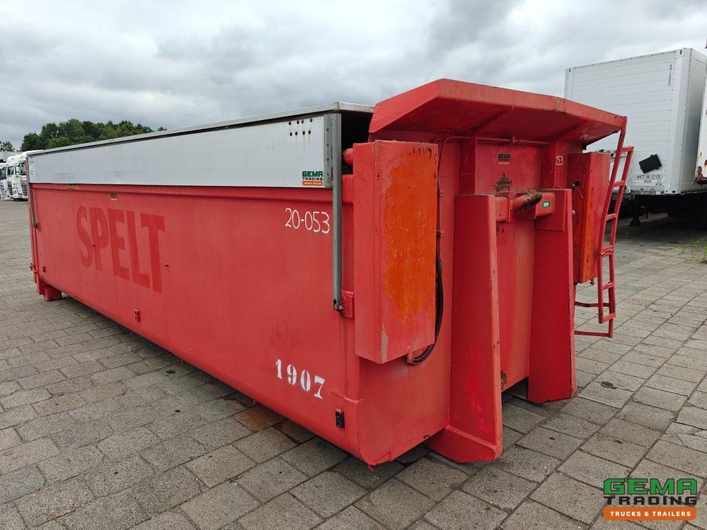 A.J.K. 17m3 Insulated Hooklift Container Bin + Environmental Valves - Hardox