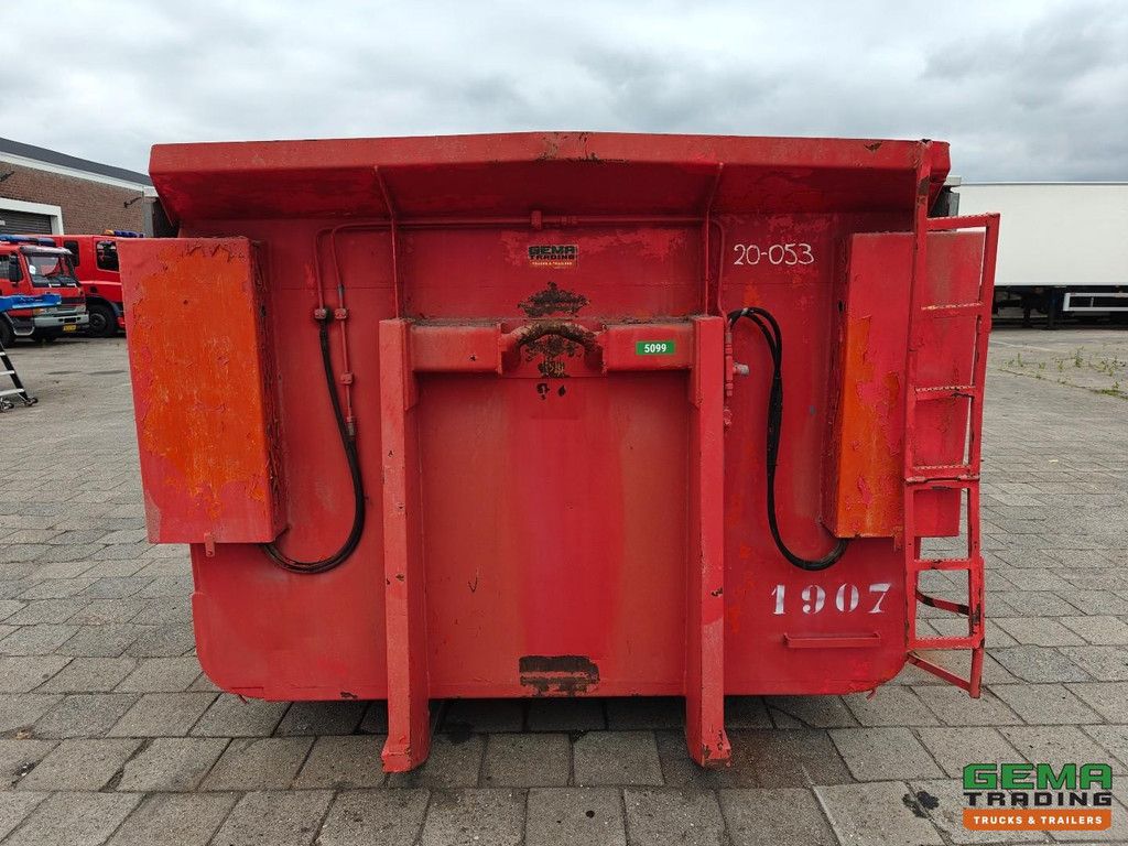 A.J.K. 17m3 Insulated Hooklift Container Bin + Environmental Valves - Hardox