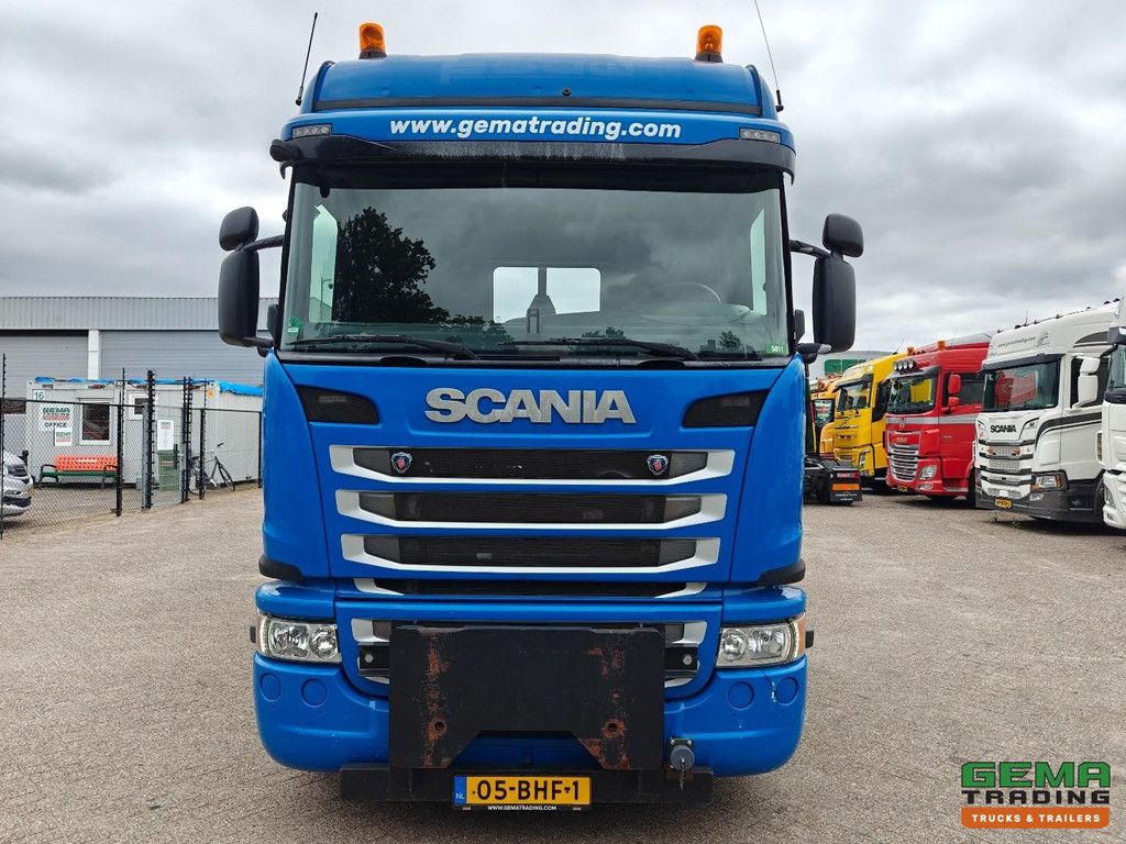 Scania G450 8x2/4 HighLine Euro6A - Hiab 26T Hook Arm System - Retarder - Rockinger