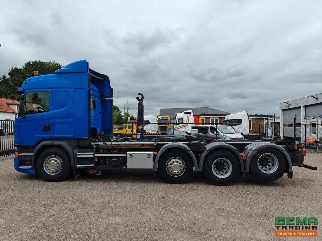 Scania G450 8x2/4 HighLine Euro6A - Hiab 26T Hook Arm System - Retarder - Rockinger