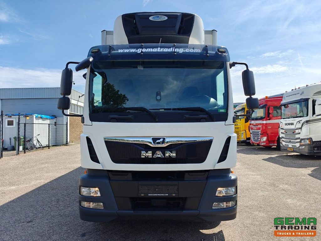 MAN TGM 18.250 4x2 DayCab Euro6C - Lamberet 8.0m Refrigerated/Freezer Box + Carrier Supra1250MT + Dhollandia 2000KG - Side Doors - Belgian Registration