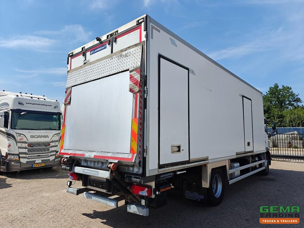 MAN TGM 18.250 4x2 DayCab Euro6C - Lamberet 8.0m Refrigerated/Freezer Box + Carrier Supra1250MT + Dhollandia 2000KG - Side Doors - Belgian Registration