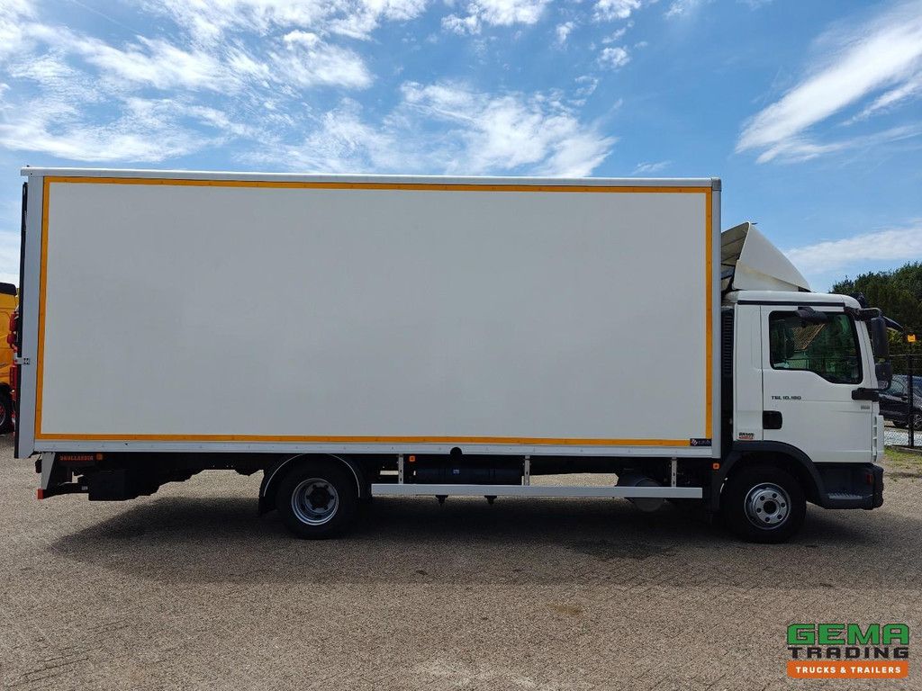 MAN TGL 10.180 4x2 DayCab Euro5 – Geschlossener Kofferaufbau 6,7 m + Ladebordwand 1.500 kg – Kofferaufbaukühlung/-heizung – SmartTachoV2