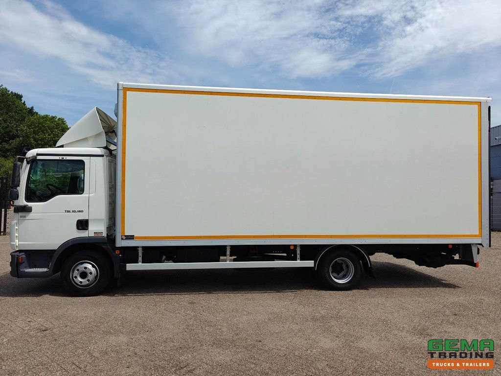 MAN TGL 10.180 4x2 DayCab Euro5 – Geschlossener Kofferaufbau 6,7 m + Ladebordwand 1.500 kg – Kofferaufbaukühlung/-heizung – SmartTachoV2
