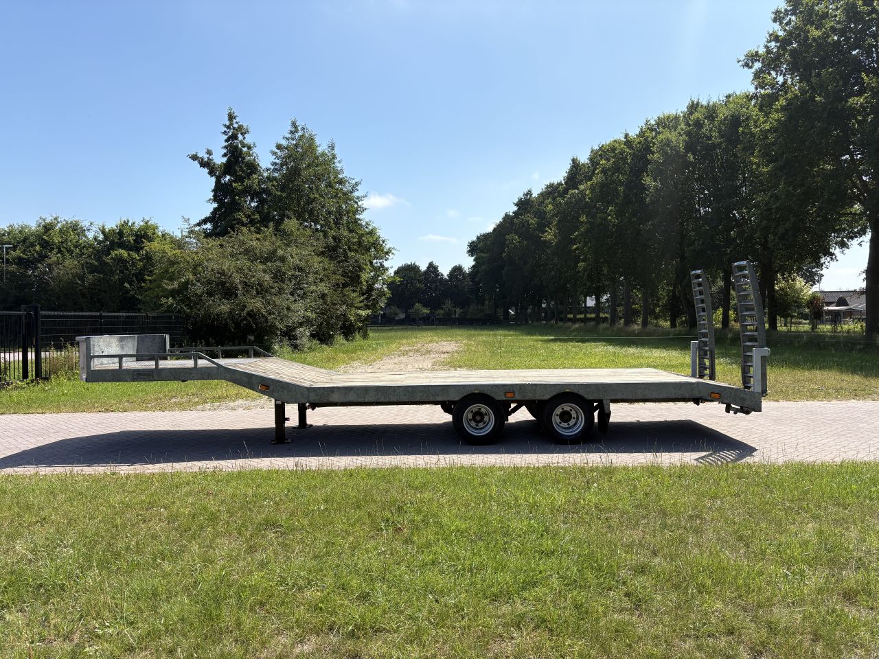 Be oplegger semi dieplader 9 TON veldhuizen