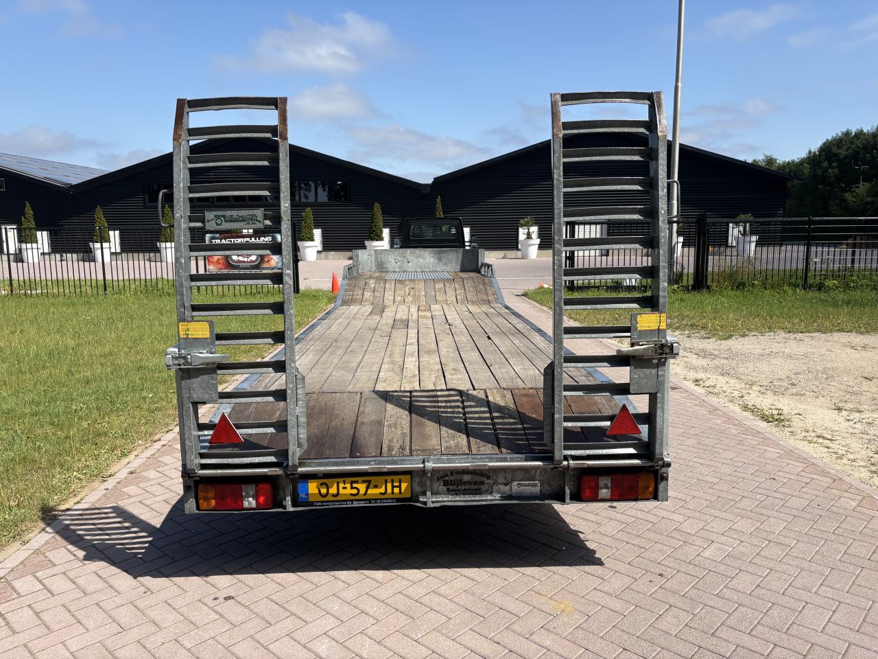 Be oplegger semi dieplader 9 TON veldhuizen
