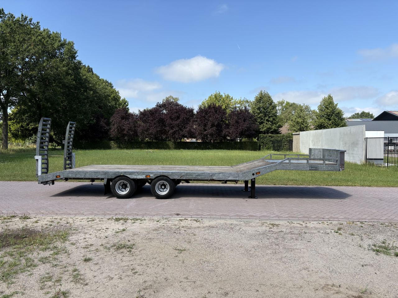 Be oplegger semi dieplader 9 TON veldhuizen