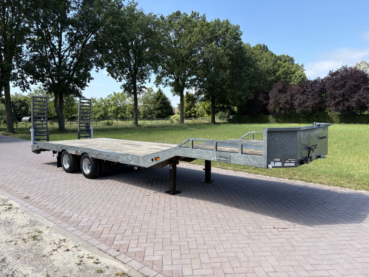 Be oplegger semi dieplader 9 TON veldhuizen
