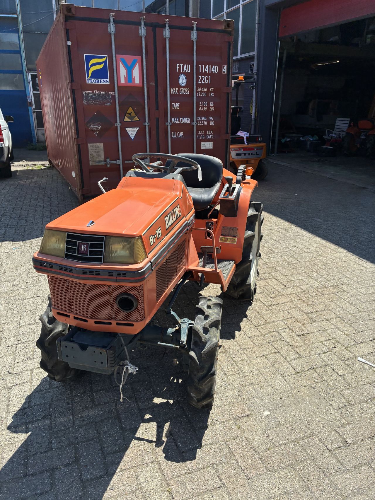 Kubota b1400 4x4 met Grondfrees