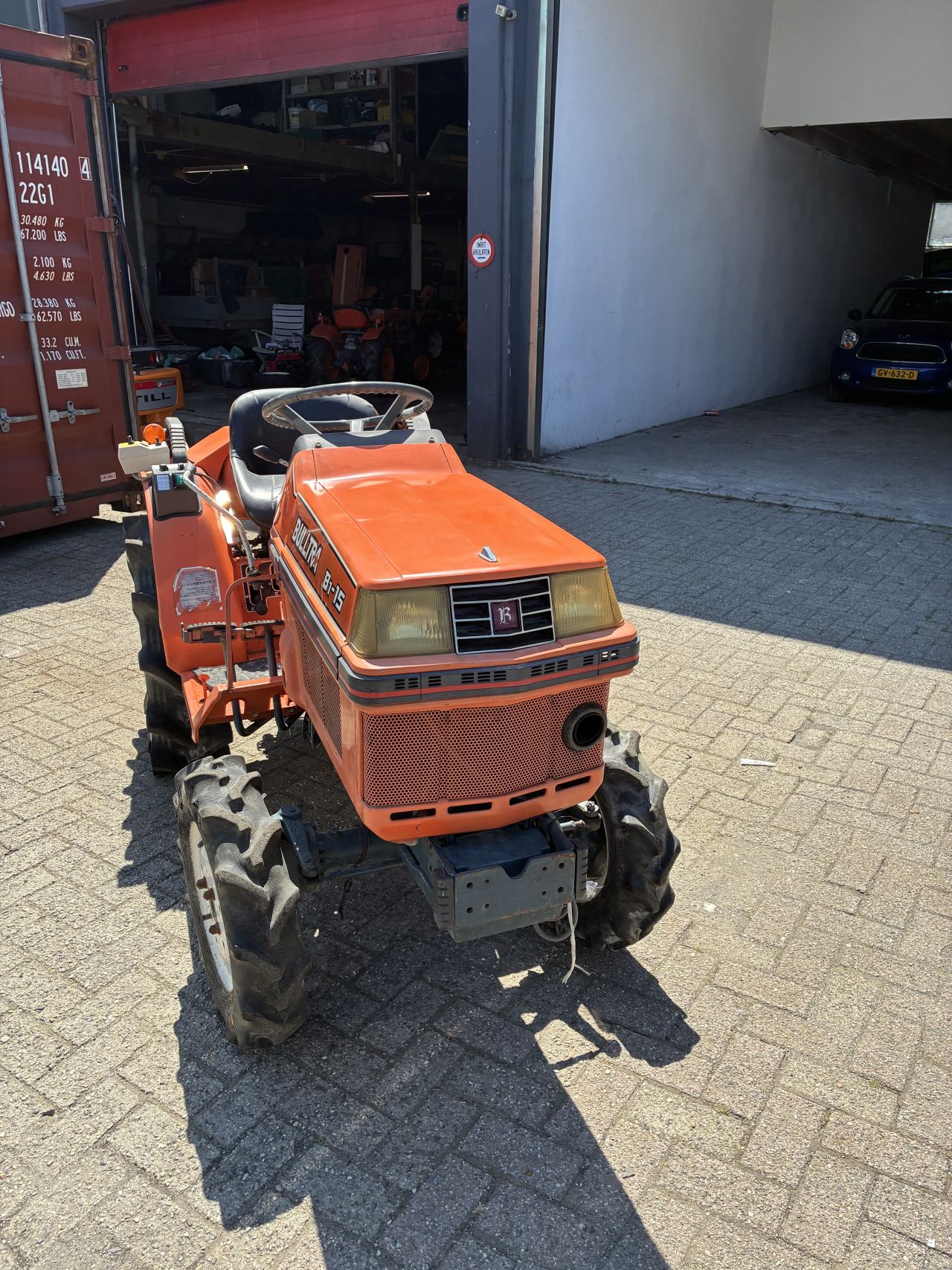 Kubota b1400 4x4 met Grondfrees