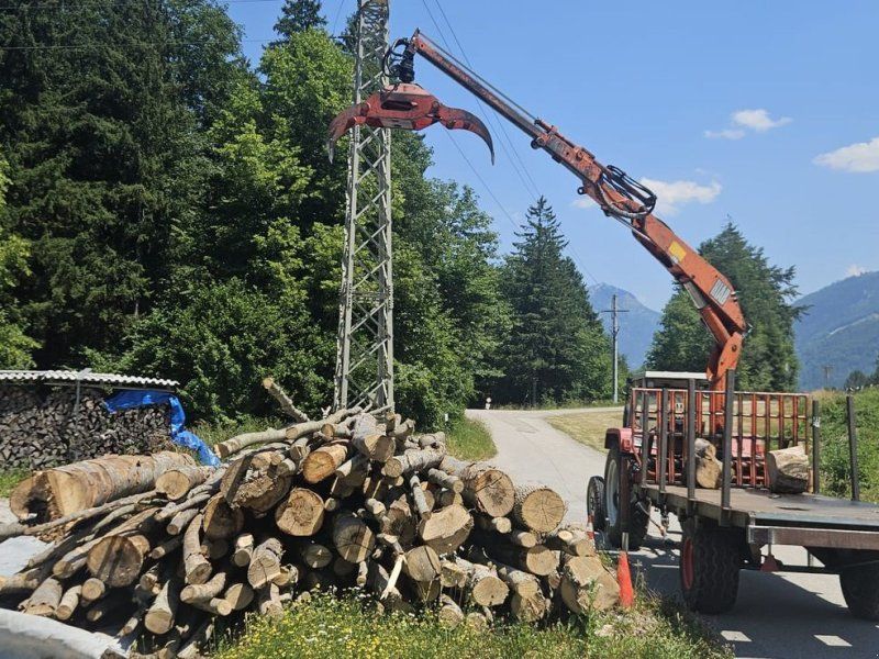 Hiab Kran mit Eigenbau