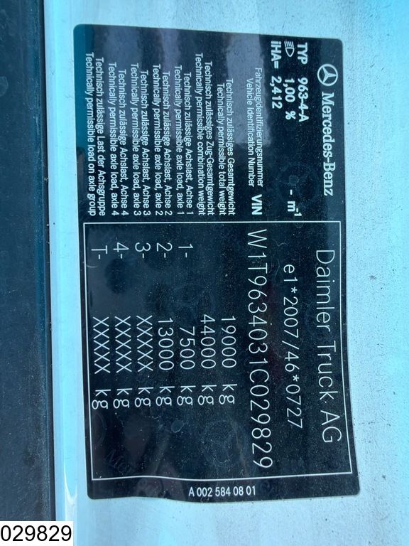 Mercedes Actros 1845 EURO 6