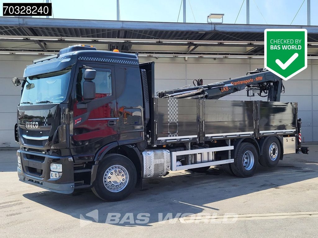Iveco X-Way X-Way 570 6X2 Fassi F215 Crane Lift+Steering Axle Retarder Euro 6