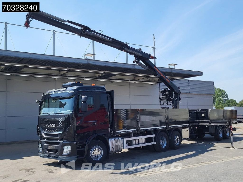 Iveco X-Way X-Way 570 6X2 Fassi F215 Crane Lift+Steering Axle Retarder Euro 6