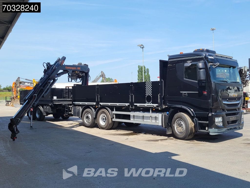 Iveco X-Way X-Way 570 6X2 Fassi F215 Crane Lift+Steering Axle Retarder Euro 6