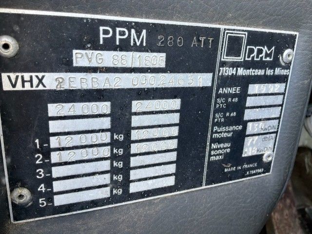 1992 PPM 280 ATT Telescopic Crane