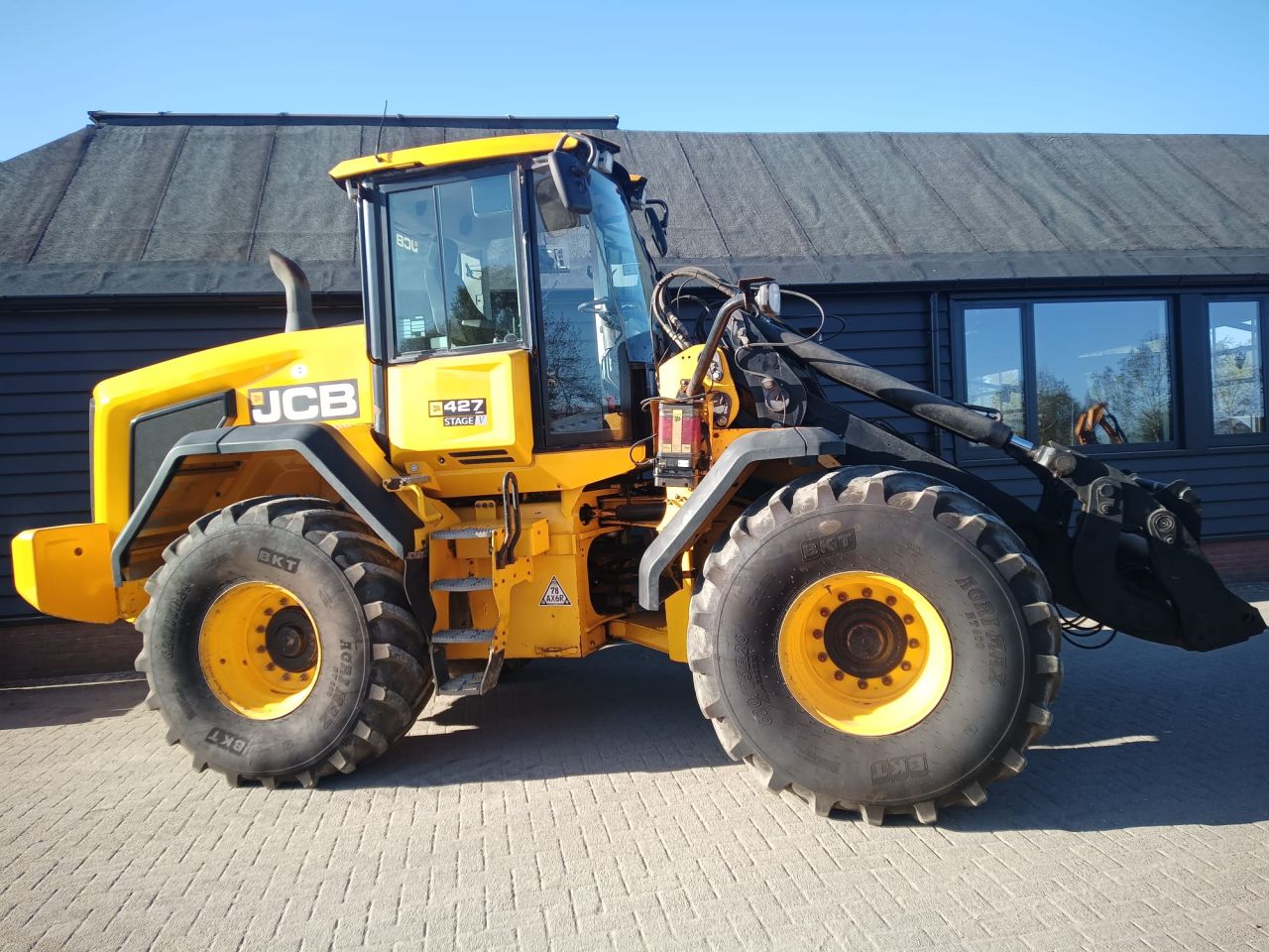 JCB 427 Agri wiellader shovel