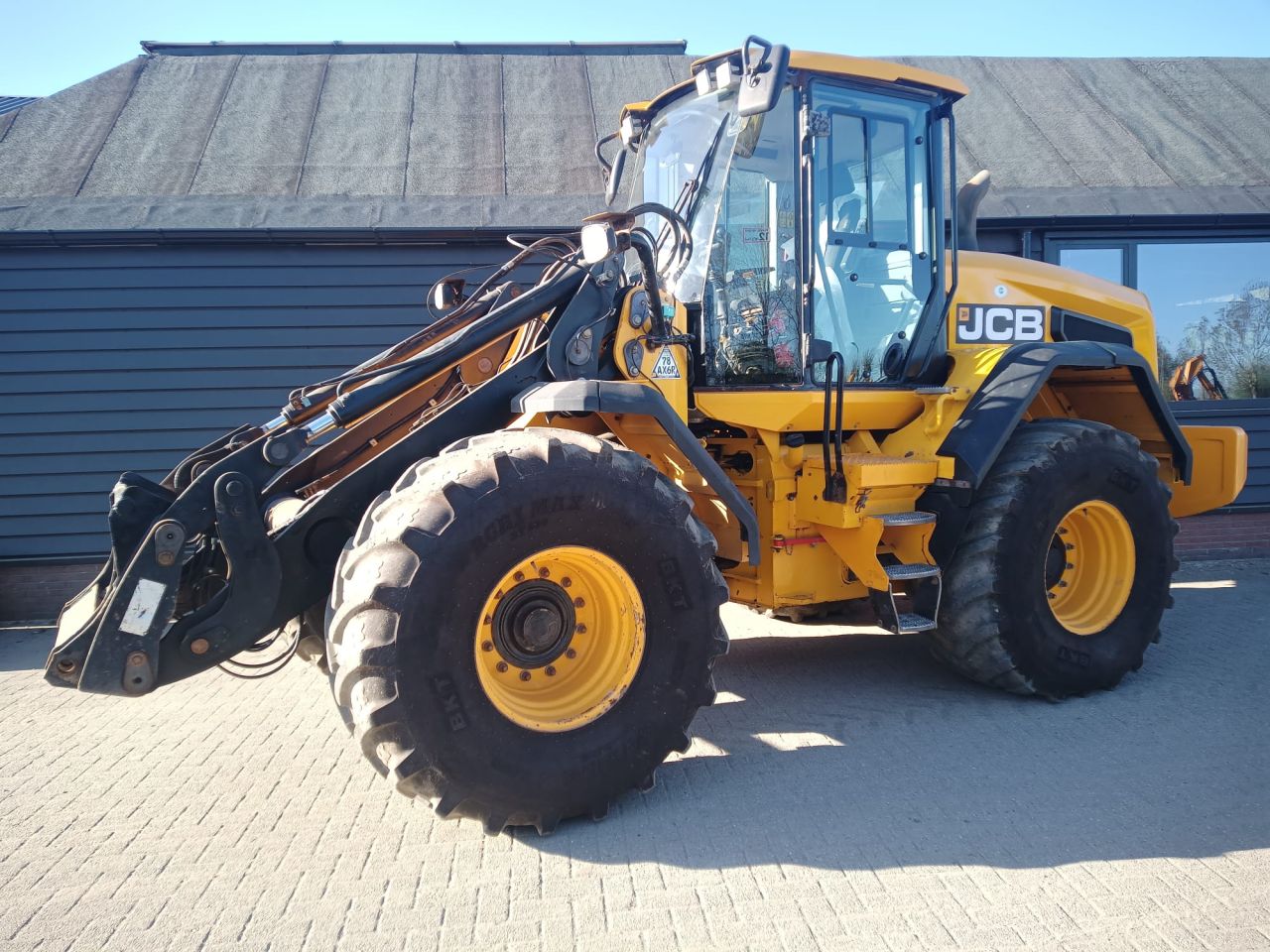 JCB 427 Agri wiellader shovel