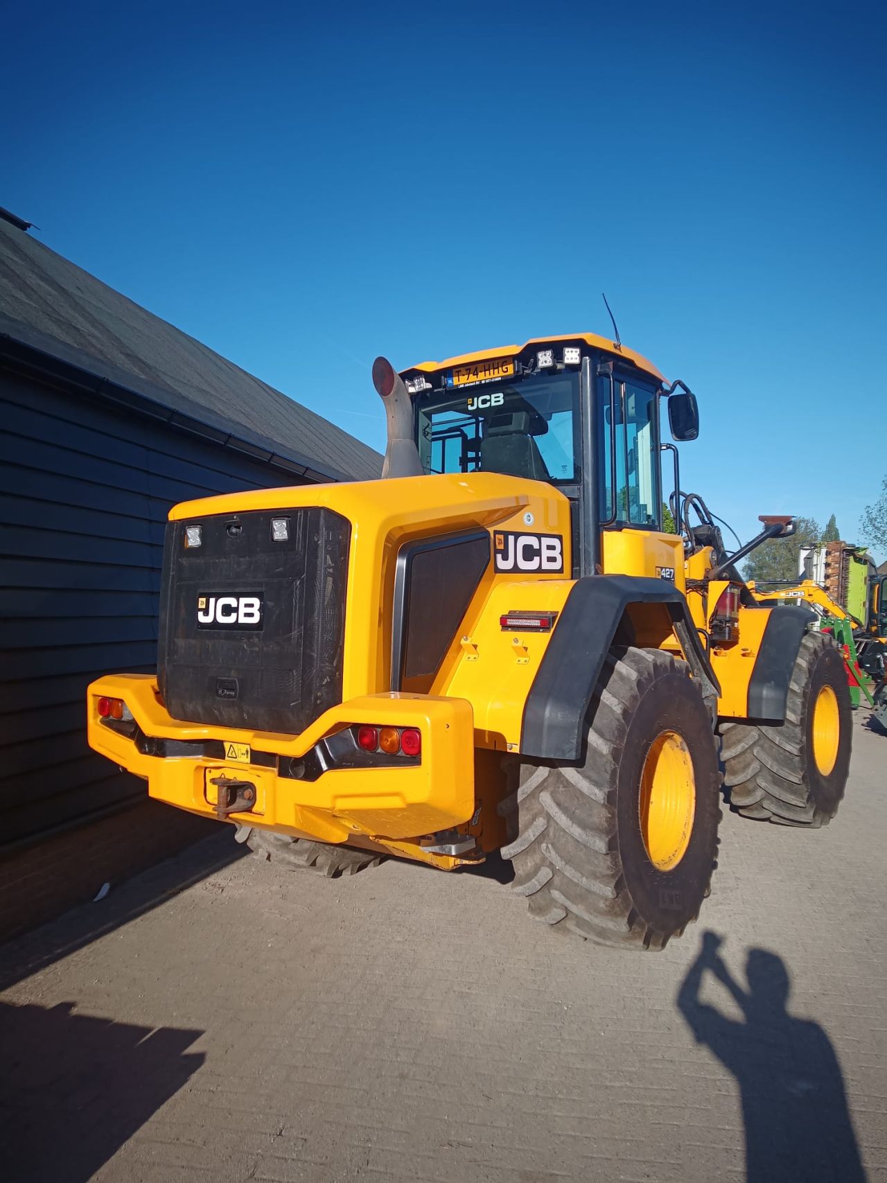 JCB 427 Agri wiellader shovel