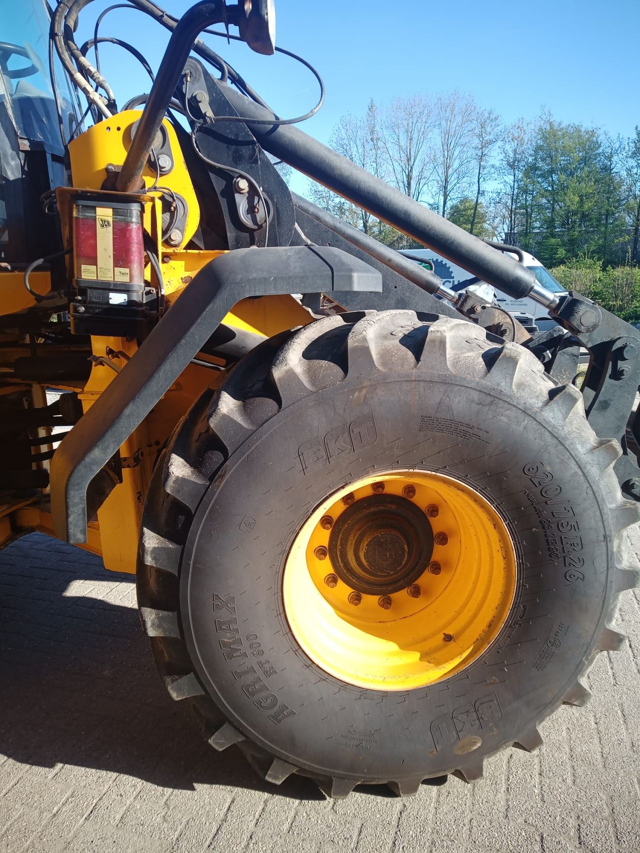 JCB 427 Agri wiellader shovel