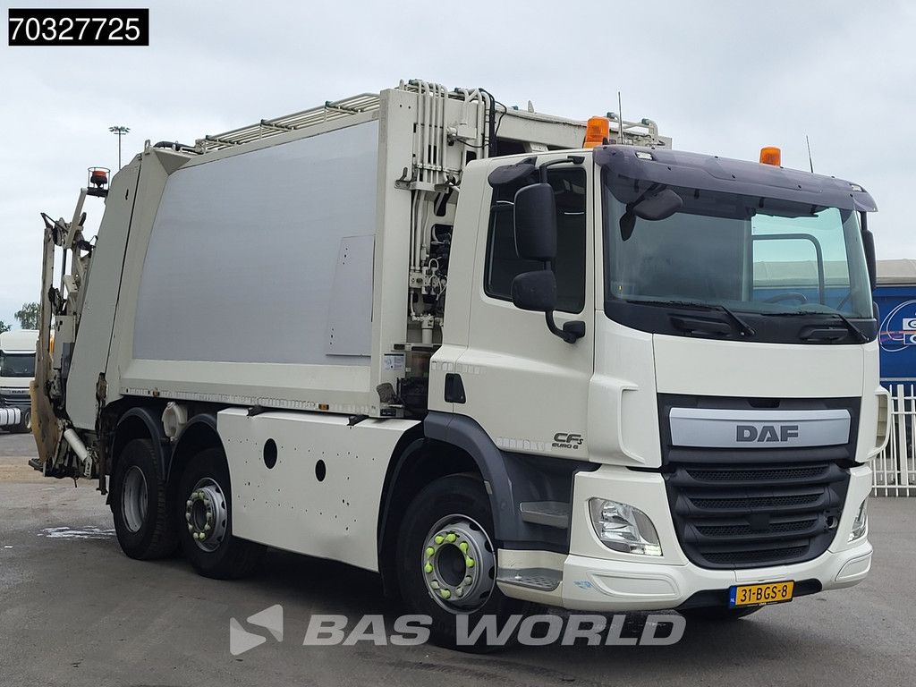 DAF CF 290 6X2 Zoeller Garbage Truck Steering Axle Automatic Euro 6