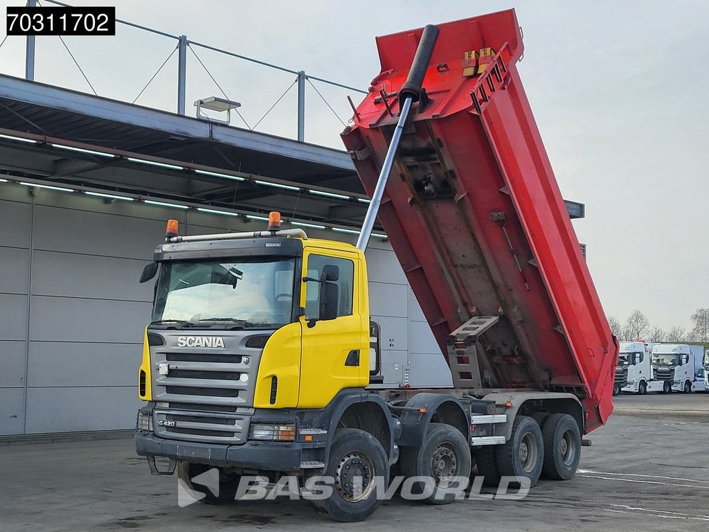 Scania G G420 8X6 8x6 18m3 KH Kipper Steel suspension Big-Axle Euro 4
