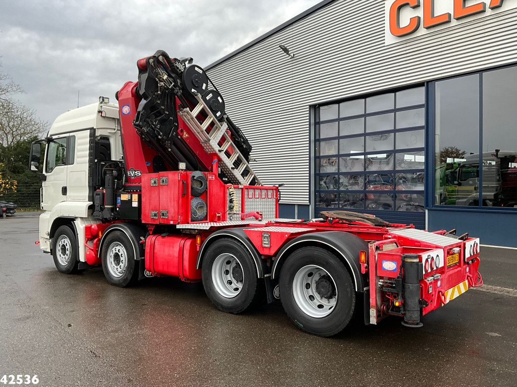 Man TGS 35.500 8x4 HMF 95 Tonmeter laadkraan bj. 2019!